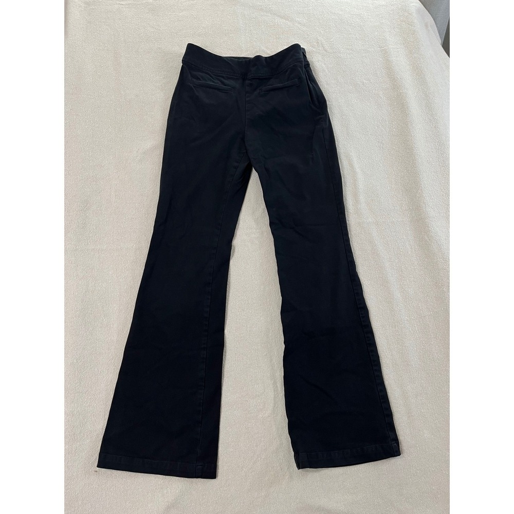 Maeve Anthropologie Flare Pants W's Size 2 Black Stretch Pull On Trouser Stretch
